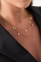 collar doble de monedas