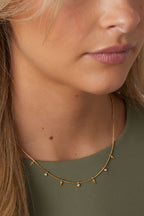 Collares de cadena de acero inoxidable con forma de cruz, estilo casual, diario, serie sencilla, joyería para mujer.