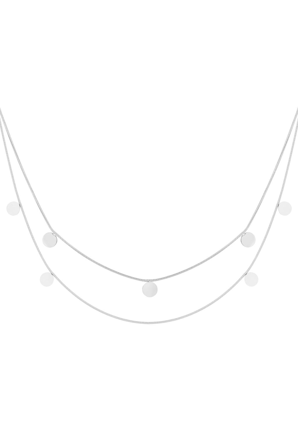 collar doble de monedas