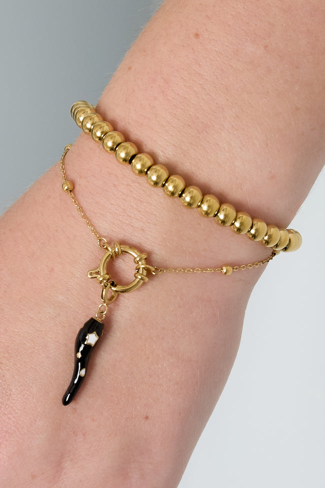 Pulseras de cadena de acero inoxidable Cadena DIY Serie simple diaria Joyería de mujer Main Image