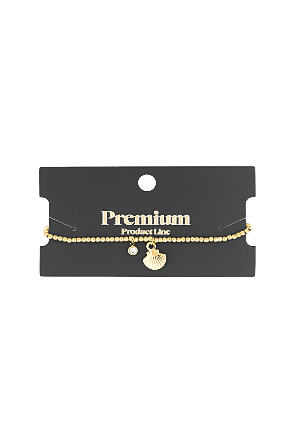 pulsera sencilla concha brillante