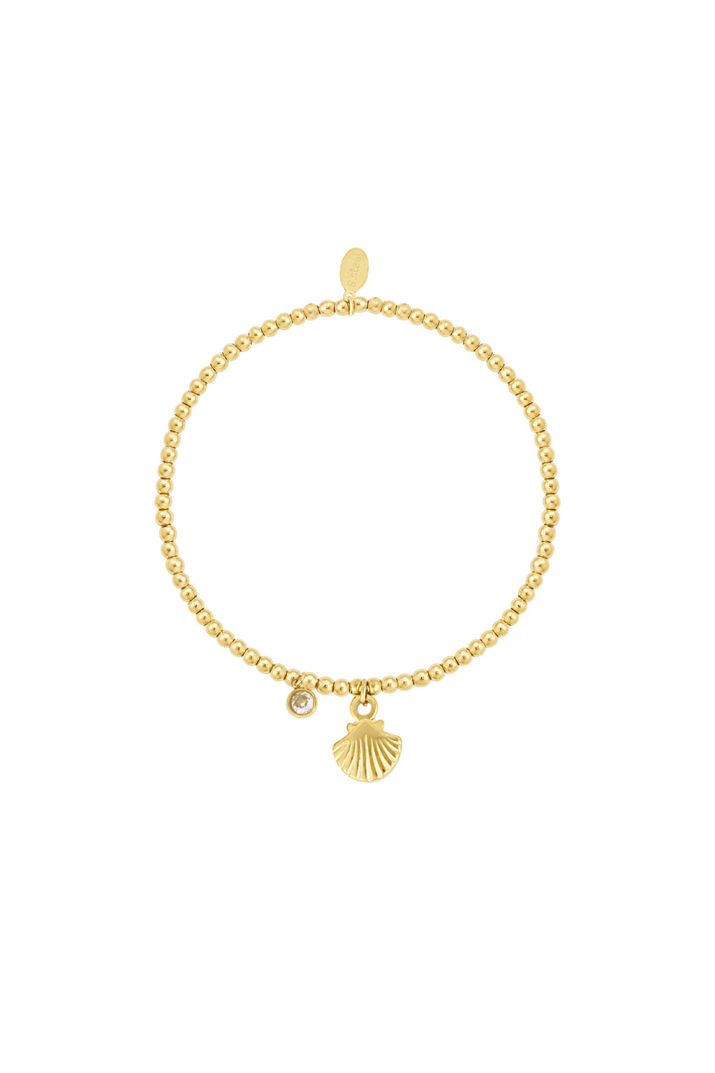 pulsera sencilla concha brillante