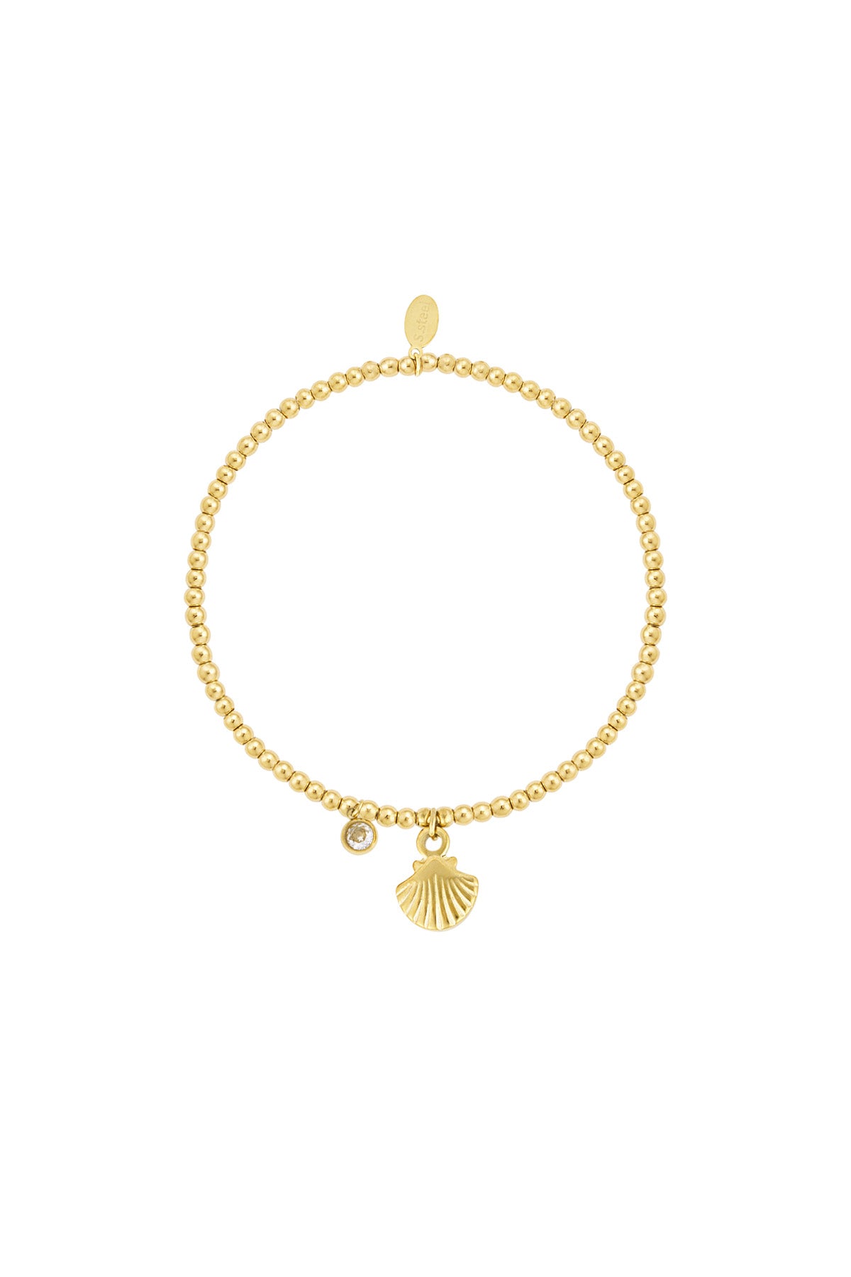 pulsera sencilla concha brillante