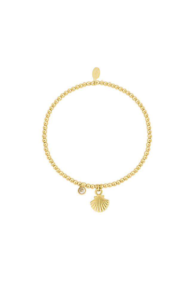 pulsera sencilla concha brillante Hover Image