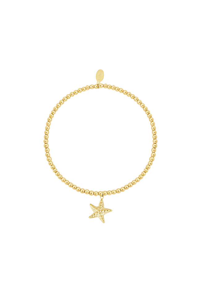 pulsera sencilla pequeña estrella de mar Hover Image