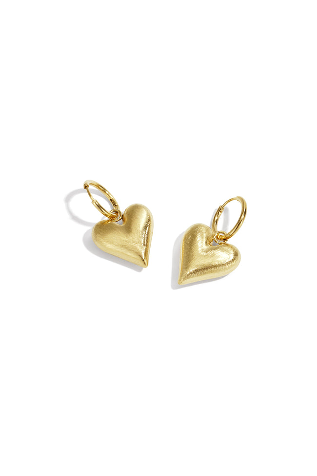 Pendientes colgantes de corazón, serie casual, diario, sencillos, joyería para mujer. Hover Image