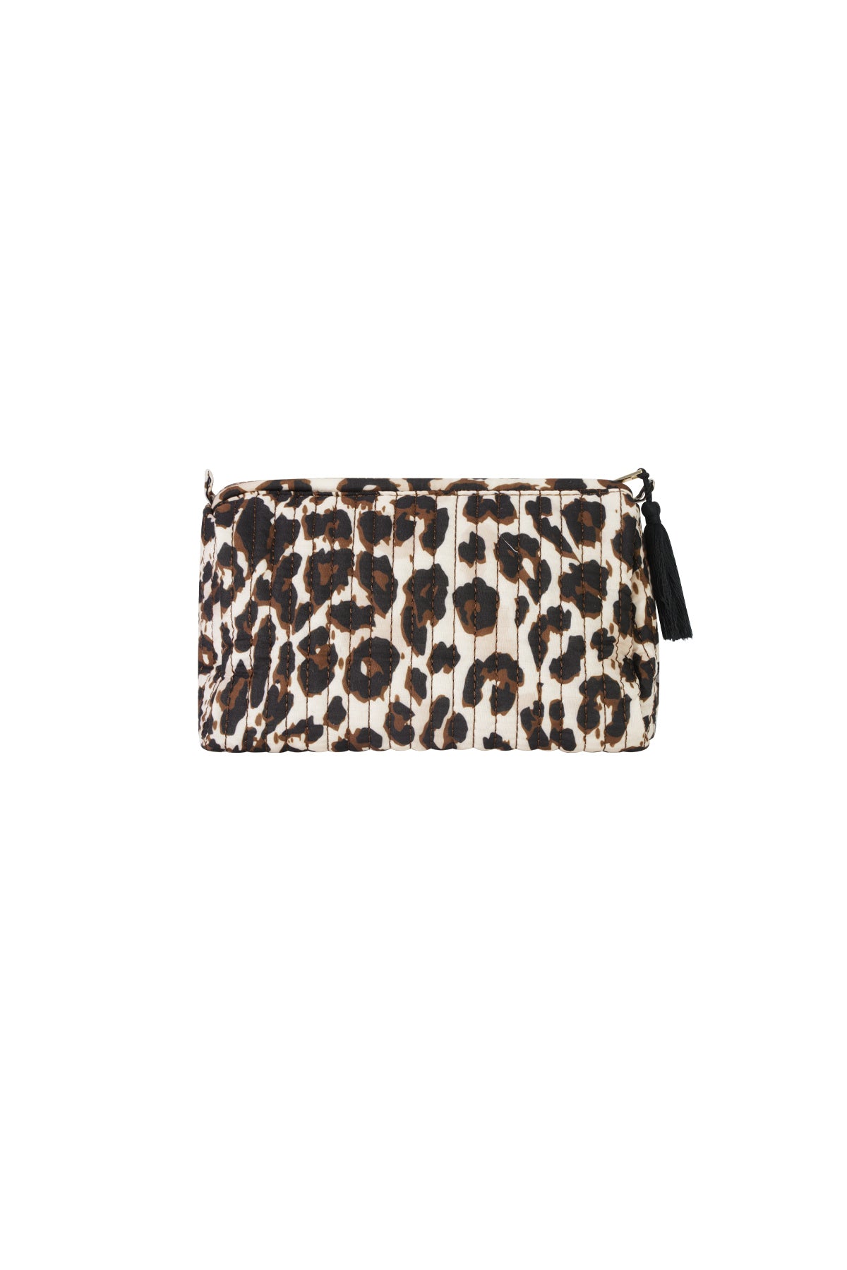 Bolsas de maquillaje con estampado de leopardo para uso diario, poliéster, accesorios de uso diario