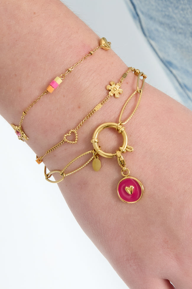 Pulseras de cadena de acero inoxidable Cadena DIY Serie simple diaria Joyería de mujer Main Image