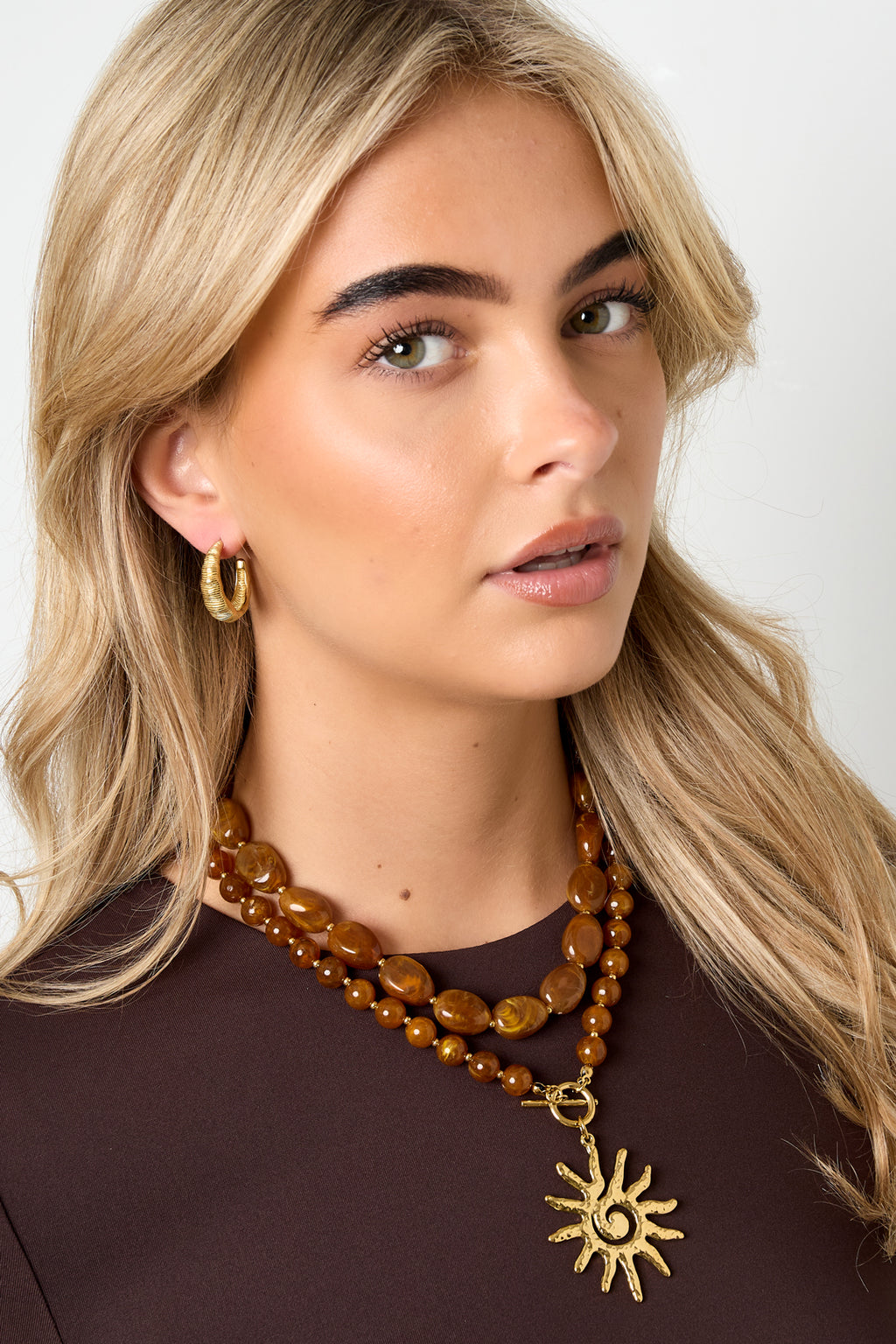 Collares de cuentas acrílicas Cuentas Serie clásica casual diaria Joyas para mujer