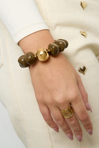 Pulseras de cuentas acrílicas Cuentas Retro Serie Clásica Diaria Joyería para mujer