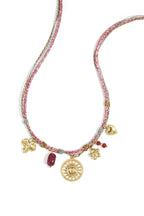 Collares colgantes de acero inoxidable Flor Casual Diario Serie Simple Joyería de mujer