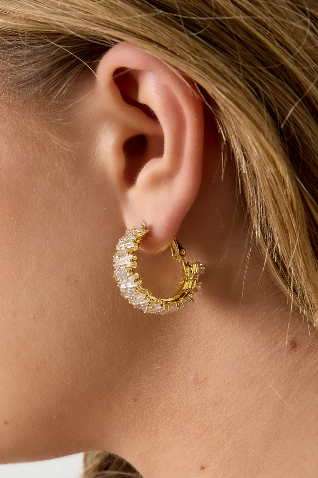 Pendientes de aro de cobre geométricos, informales, diarios, sencillos, joyería para mujer