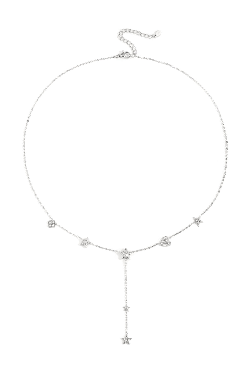 Collares colgantes de acero inoxidable Estrella Casual Diario Serie Simple Joyería para mujer