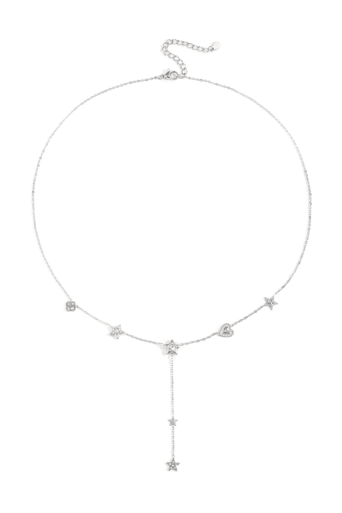 Collares colgantes de acero inoxidable Estrella Casual Diario Serie Simple Joyería para mujer