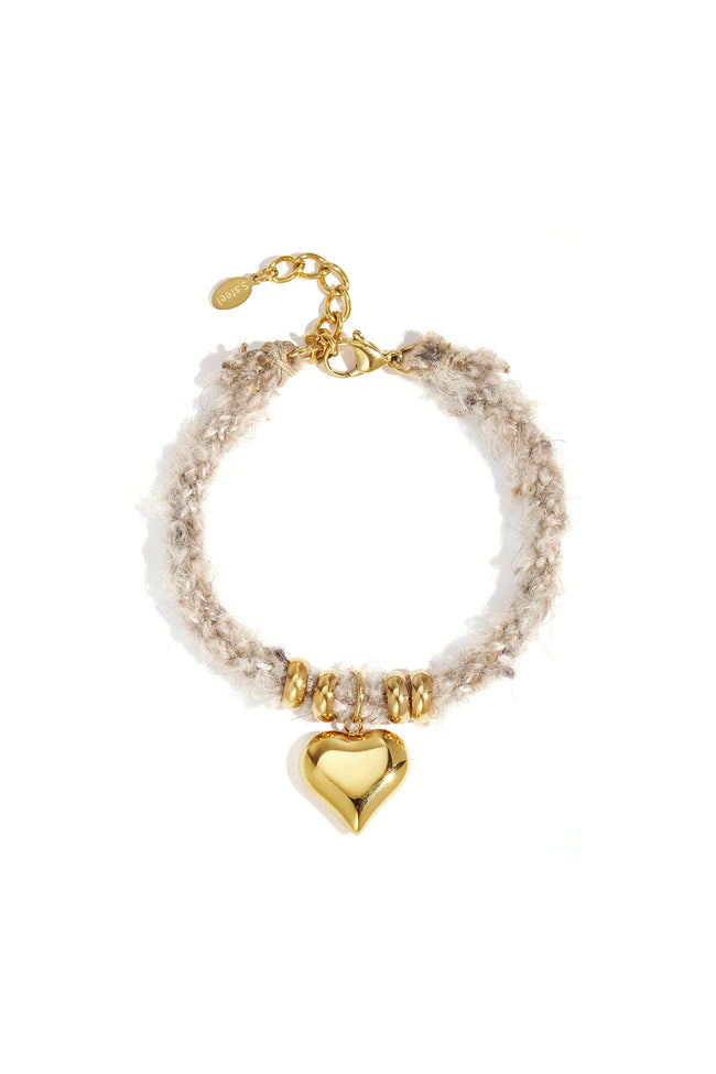 Pulseras con dijes de corazón, informales, diarias, sencillas, para mujer. Main Image