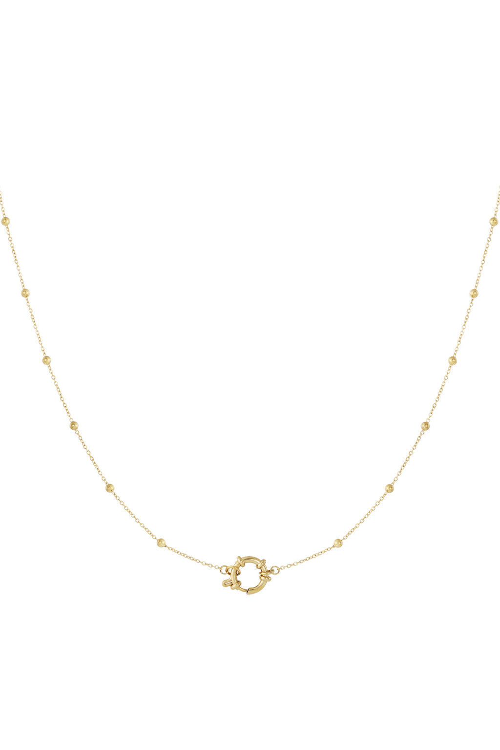 Collares de cadena de acero inoxidable Cadena DIY Serie simple diaria Joyería de mujer