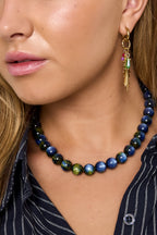 Collar de cuentas descoloridas - 12mm