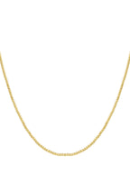 Collar de cuentas macizas de 4 mm