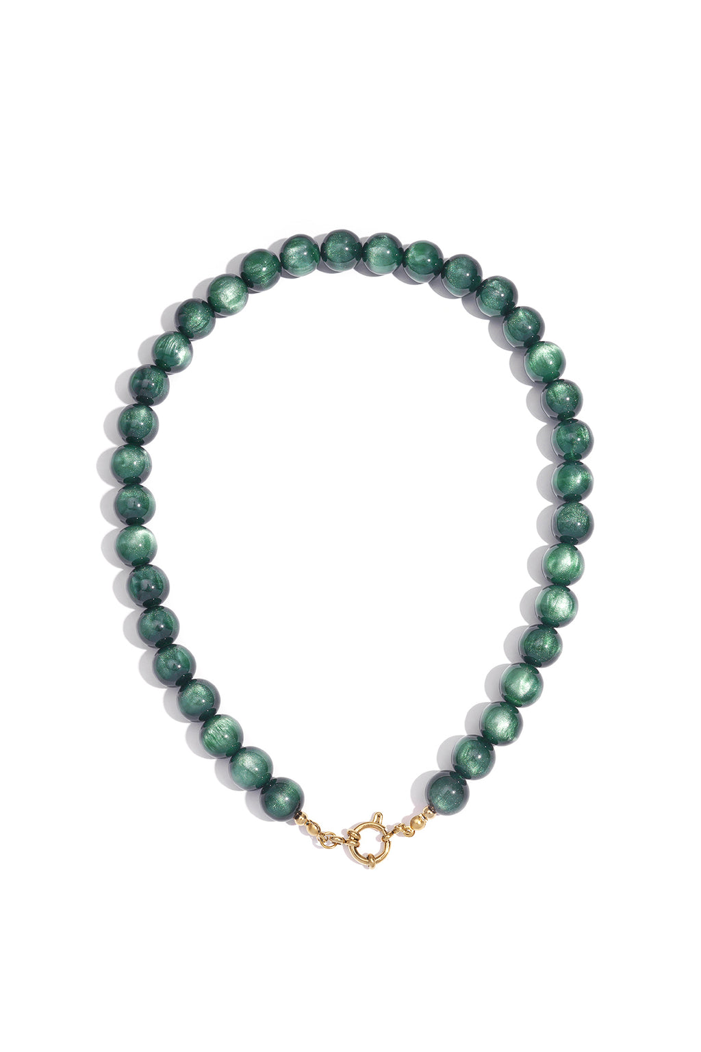 Collar de cuentas descoloridas - 12mm