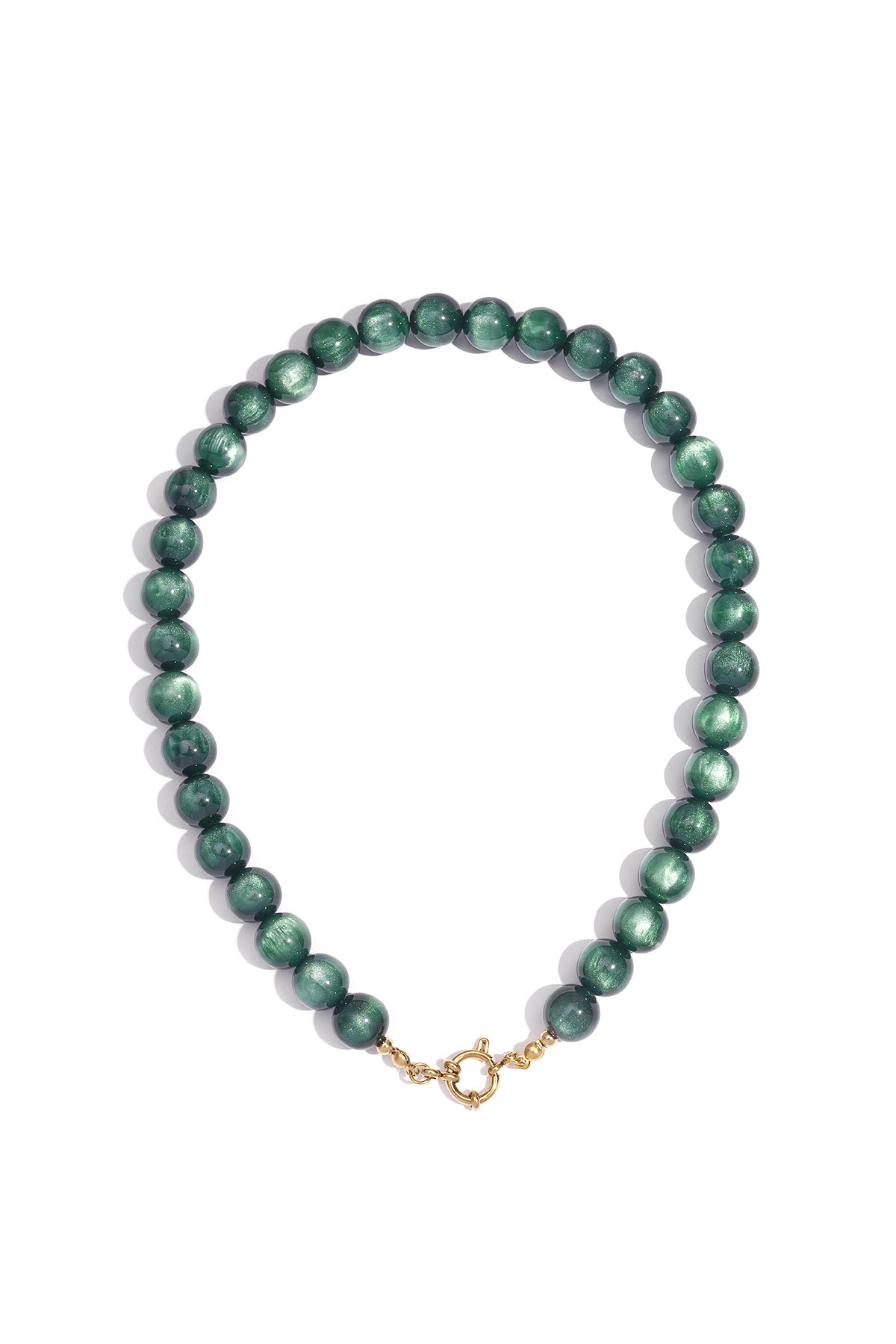 Collar de cuentas descoloridas - 12mm