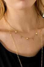 Collares de cadena de acero inoxidable con forma de corazón, informales, diarios, serie sencilla, joyería para mujer