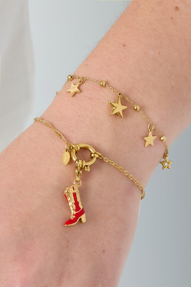 Pulseras con dijes Estrella Casual Diario Serie Simple Joyería para mujer Main Image