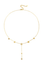 Collares colgantes de acero inoxidable Estrella Casual Diario Serie Simple Joyería para mujer