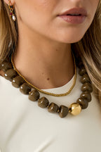 Collares de cuentas acrílicas Cuentas Retro Diario Serie Clásica Joyería para mujer