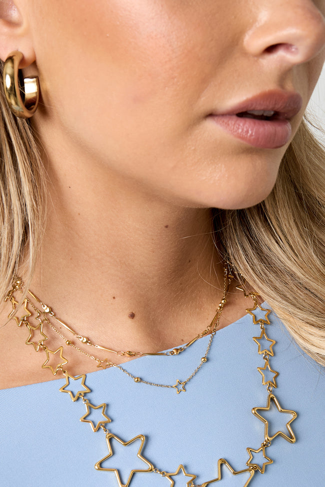 Gargantilla Choker Estrellas Minimal Main Image