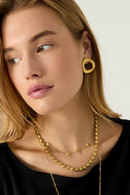 Collares de cadena de acero inoxidable con forma de corazón, informales, diarios, serie sencilla, joyería para mujer