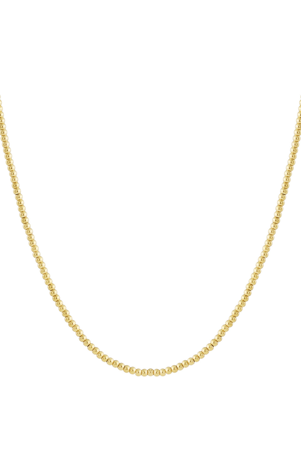 Collar de cuentas macizas de 5 mm